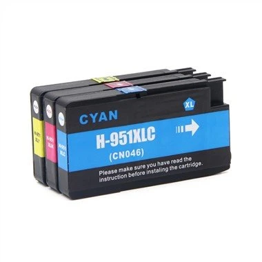 Hp کے لیے ڈائی انک کے ساتھ 950 ہم آہنگ سیاہی کا کارتوس
